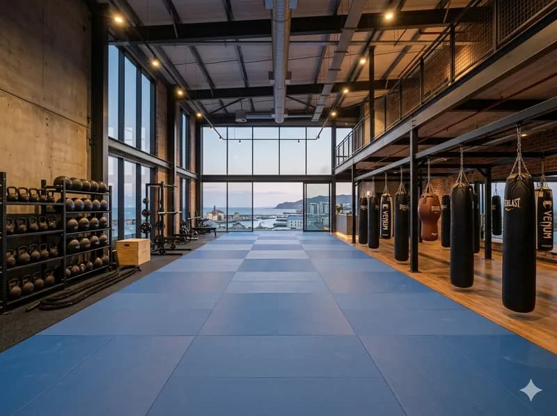 Espaço de treino do Level UP