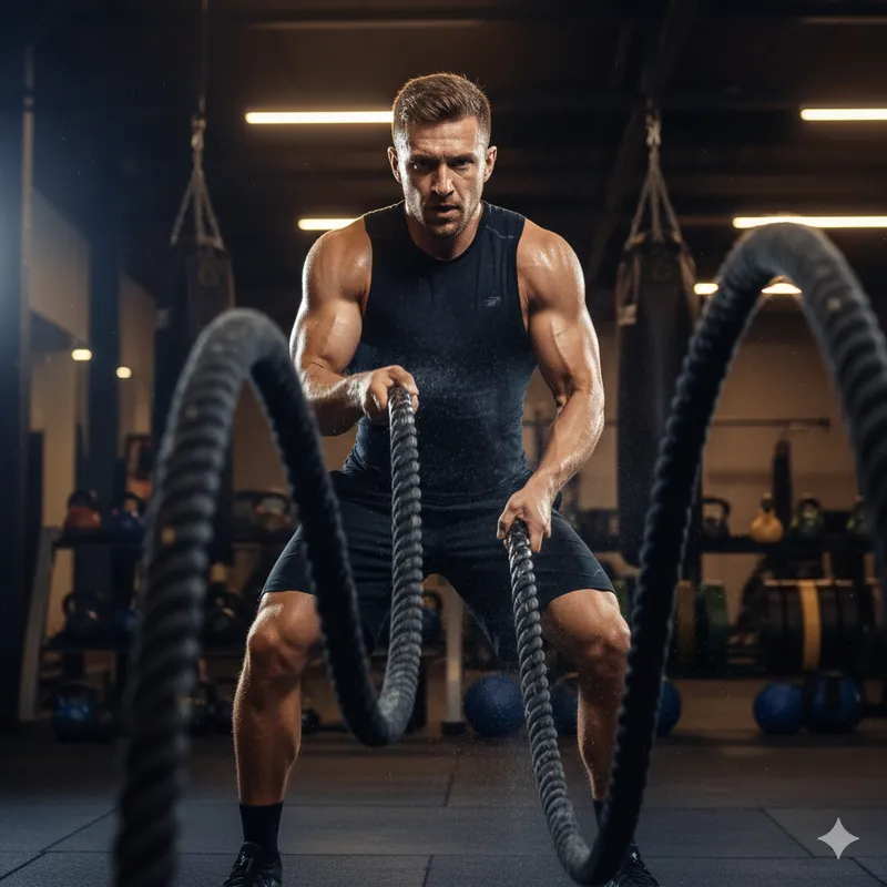 Treino de fitness funcional no Level UP